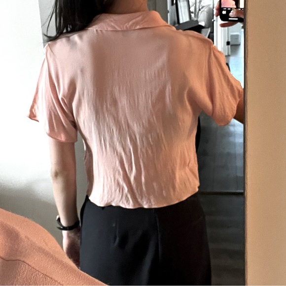 Wilfred free flowy pink crop top - Picture 7 of 11